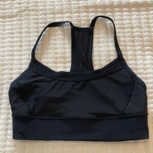 Black Lulu Lemon Sports Bra, size 8